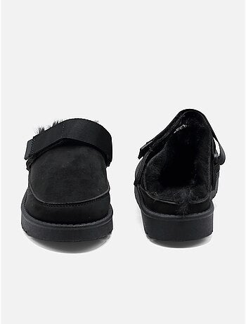 Mules met imitatiebont