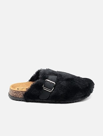 Mules met imitatiebont
