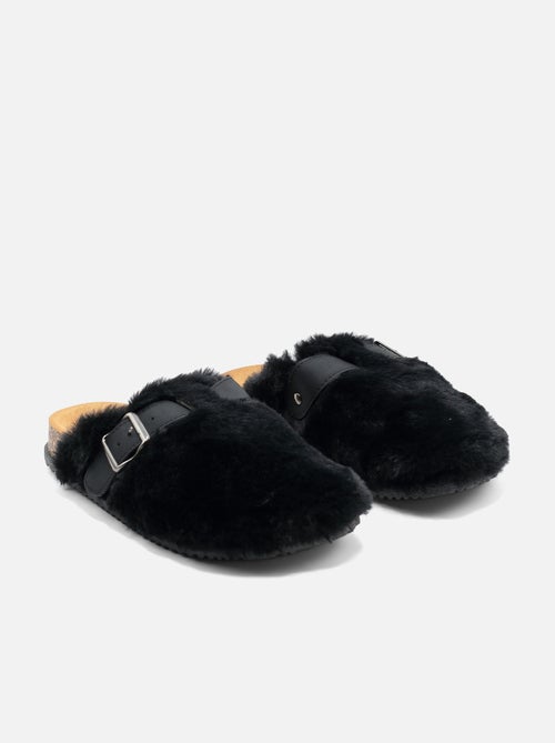 Mules met imitatiebont - Kiabi Mules met imitatiebont - Kiabi