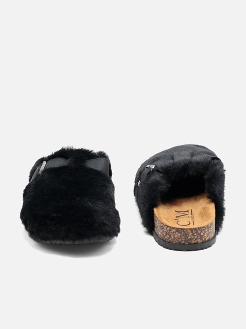 Mules met imitatiebont - Kiabi Mules met imitatiebont - Kiabi