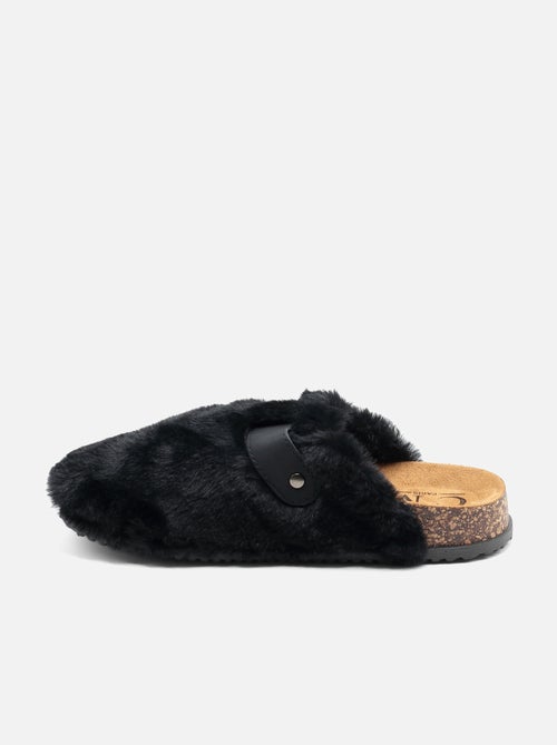 Mules met imitatiebont - Kiabi Mules met imitatiebont - Kiabi