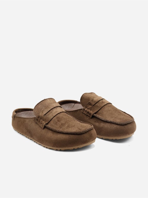 Mules met suède-look - Kiabi Mules met suède-look - Kiabi