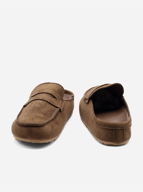 Mules met suède-look - Kiabi Mules met suède-look - Kiabi