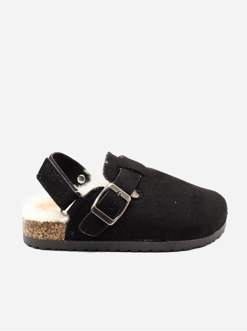 Mules met voering Zwart - Kiabi