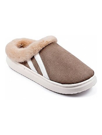Mules mixtes hiver fourrées ND10929
