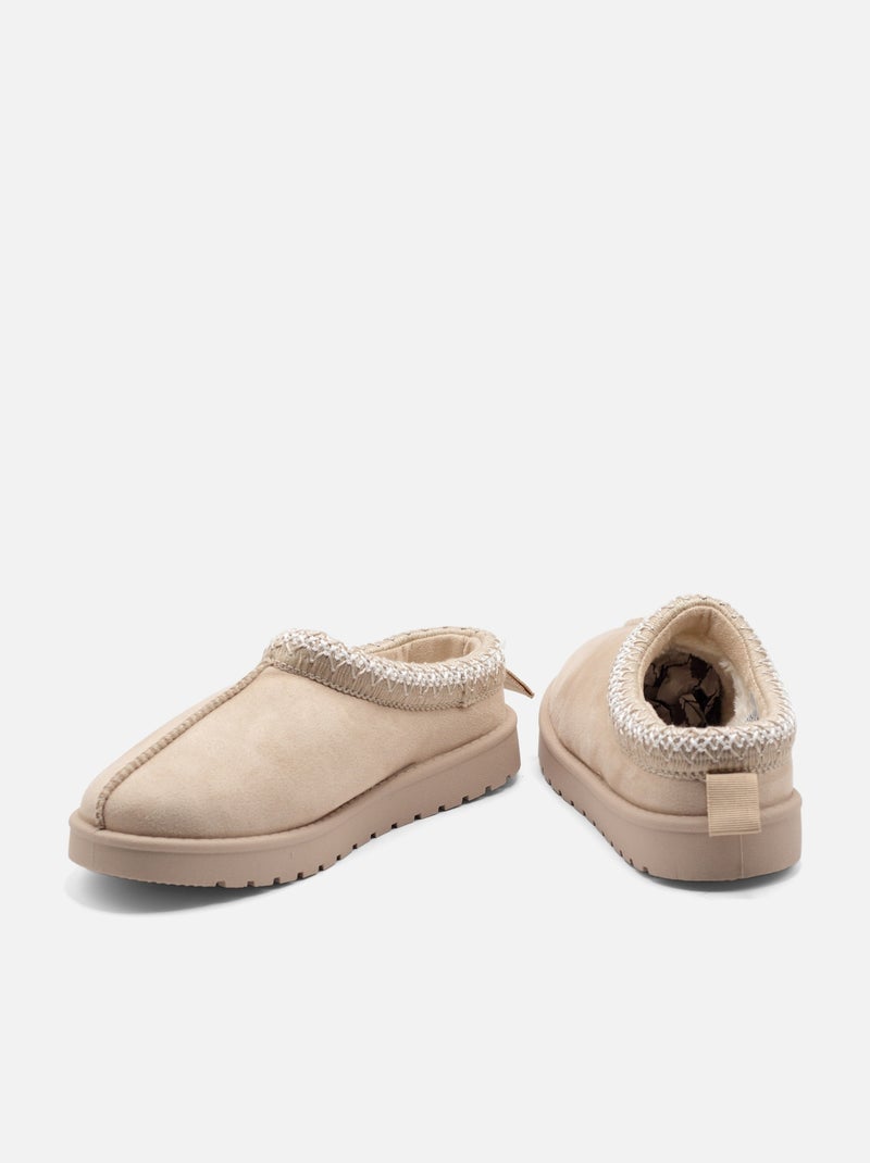 Mules om aan te trekken Beige - Kiabi