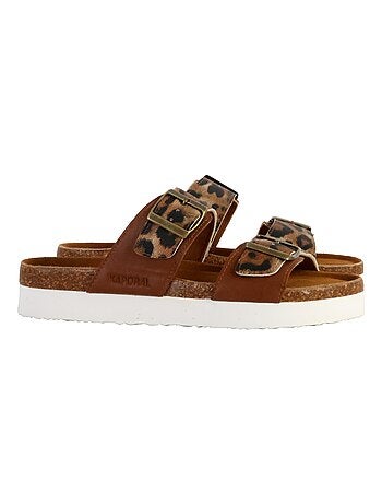 Mules Plate Cuir Solinea