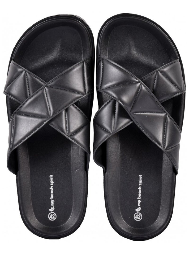 Mules sandalen CROISEE Zwart - Kiabi