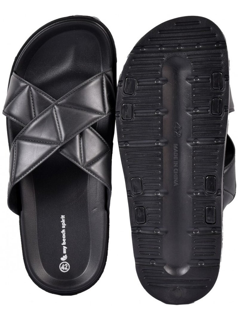 Mules sandalen CROISEE Zwart - Kiabi