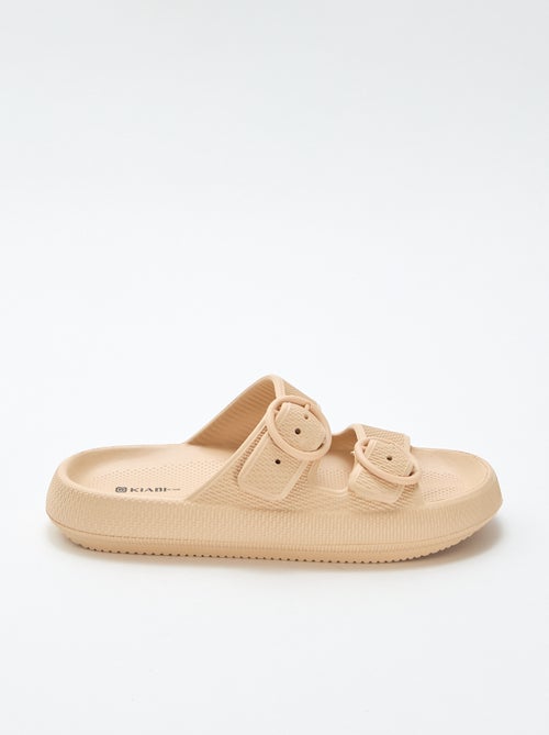 Mules unies à double bride - Kiabi