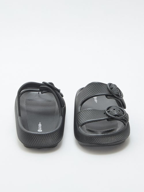 Mules unies à double bride - Kiabi