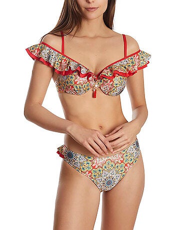 Multi-positie balconette zwempak topje mandala
