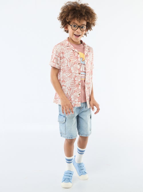 Multizakken jeansbermuda - Kiabi