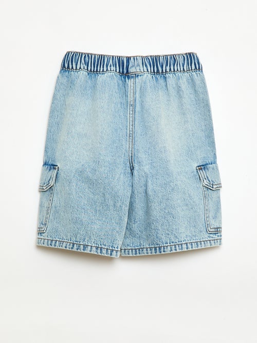 Multizakken jeansbermuda - Kiabi