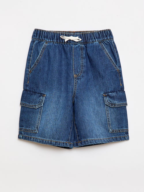 Multizakken jeansbermuda - Kiabi