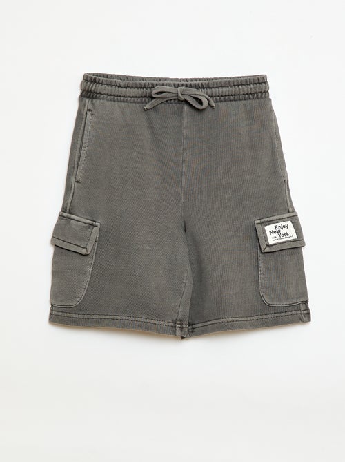 Multizakken short van joggingstof - Kiabi Multizakken short van joggingstof - Kiabi