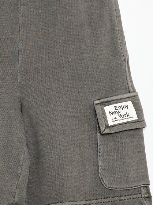 Multizakken short van joggingstof - Kiabi Multizakken short van joggingstof - Kiabi