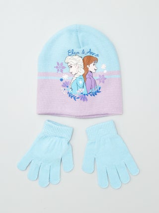 Muts + handschoenen 'Frozen' - 2-delig