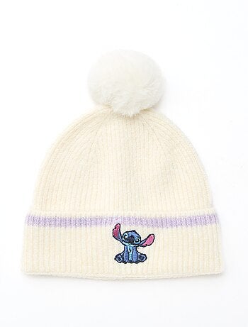 Muts met kwastje 'Stitch'