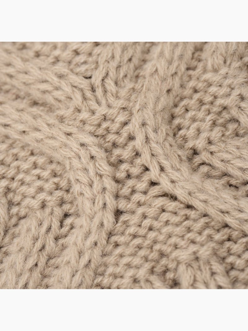 Muts, sjaal & handschoenenset Beige - Kiabi