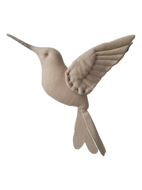 Muurtrofee kind, kolibrie in beige linnen - Kiabi