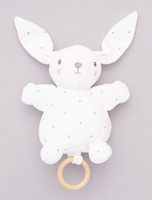 Muziekknuffel konijn - Kiabi