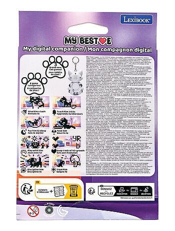 My best-e® 2 cats console met lcd-scherm en sleutelhangerbevestiging