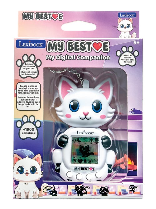 My best-e® 2 cats console met lcd-scherm en sleutelhangerbevestiging - Kiabi My best-e® 2 cats console met lcd-scherm en sleutelhangerbevestiging - Kiabi