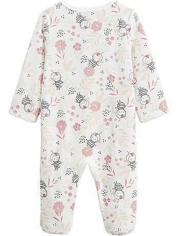 Mya babyvelours pyjama met brugopening