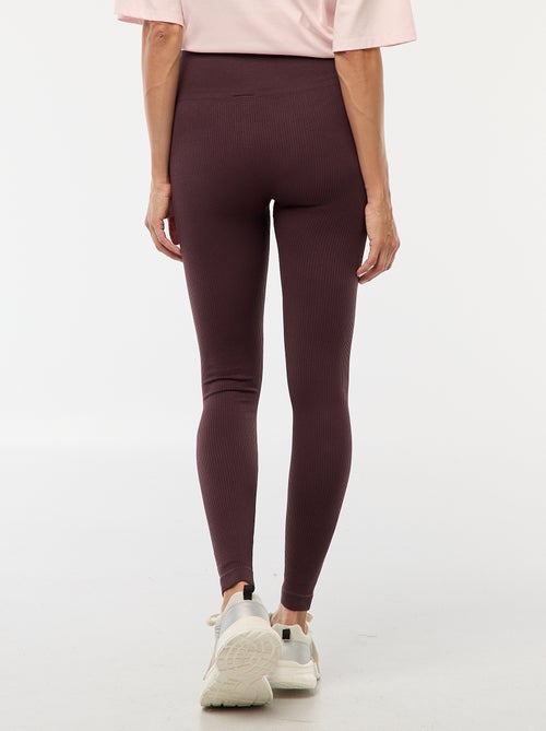 Naadloos model van ribtricot met stretch - Kiabi