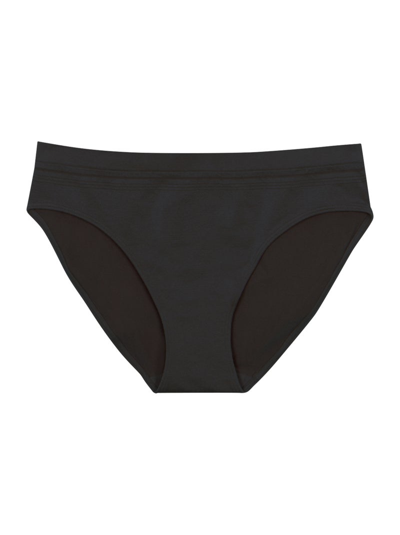 Naadloos slipje dames pure micro athena Zwart - Kiabi
