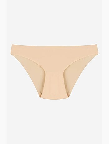 Naadloze gladde slip met middelhoge taille en lasersnit penti