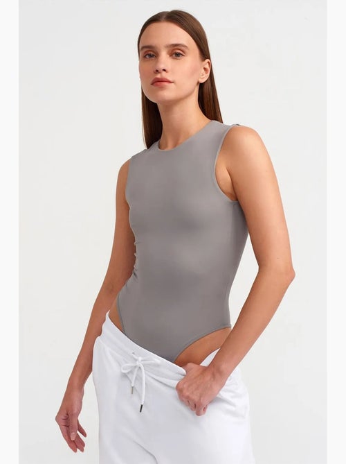Naadloze mouwloze slim-fit unitard dilvin - Kiabi