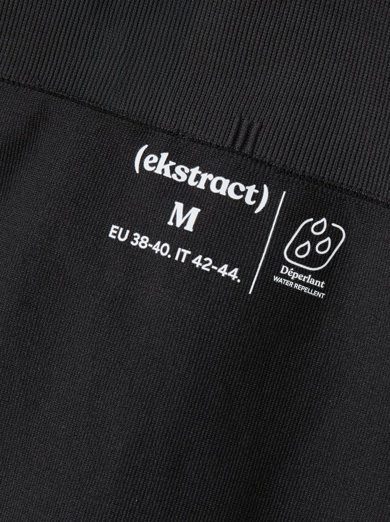 Naadloze sportfietsbroek - (ekstract) Zwart - Kiabi