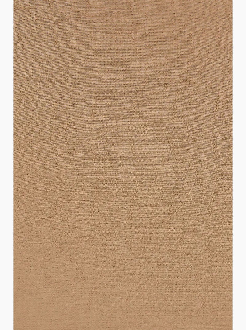 Naadloze zoom hoge taille rok met split hiccup Natuurlijk beige - Kiabi