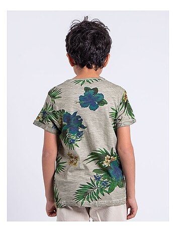 NABANE-J T-shirt met korte mouwen, ronde hals en gemaakt van puur katoen