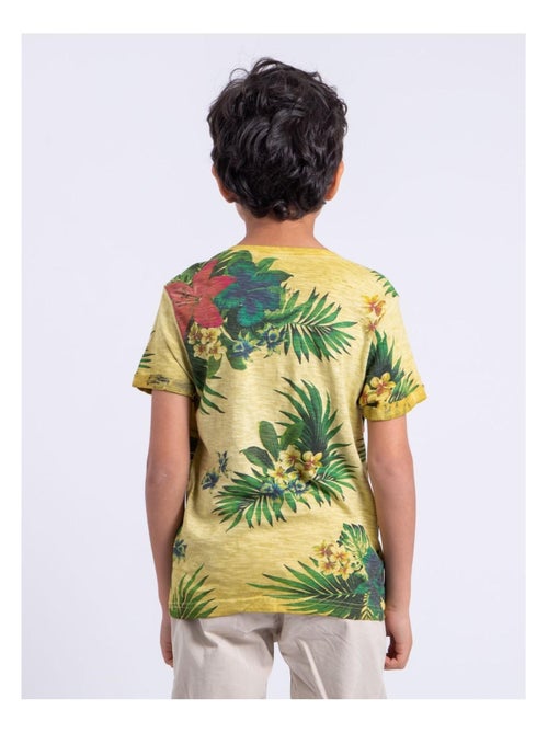 NABANE-J T-shirt met korte mouwen, ronde hals en gemaakt van puur katoen - Kiabi