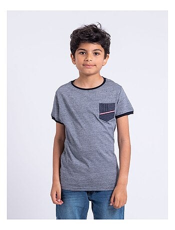 NABASTIL-J T-shirt met korte mouwen en ronde hals van puur katoen