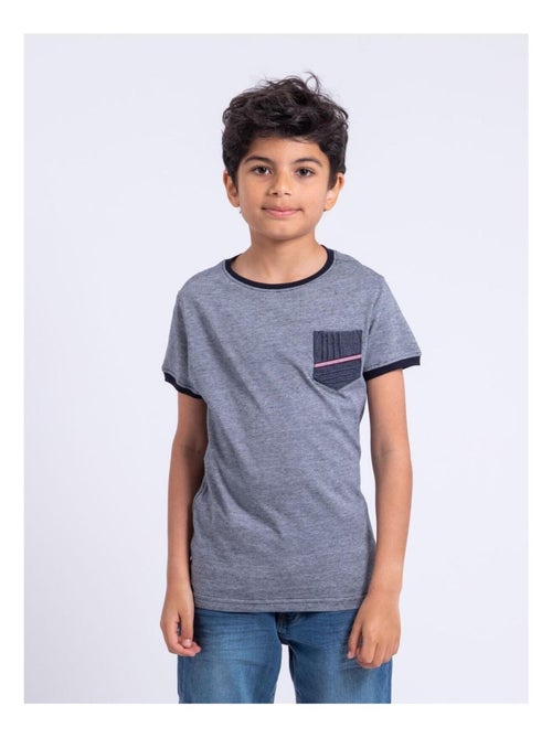 NABASTIL-J T-shirt met korte mouwen en ronde hals van puur katoen - Kiabi