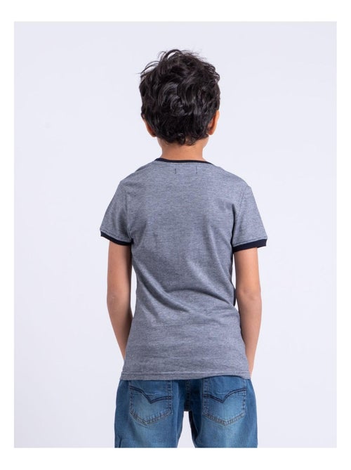 NABASTIL-J T-shirt met korte mouwen en ronde hals van puur katoen - Kiabi
