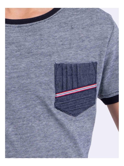 NABASTIL-J T-shirt met korte mouwen en ronde hals van puur katoen - Kiabi