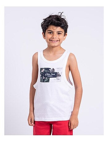 NABODY-J Tanktop met ronde hals van puur katoen