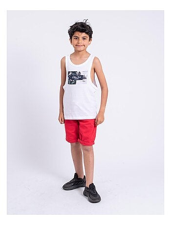 NABODY-J Tanktop met ronde hals van puur katoen