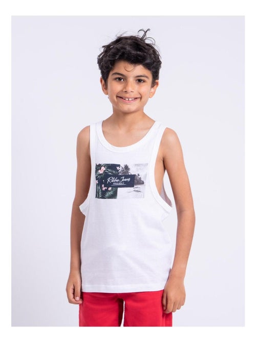 NABODY-J Tanktop met ronde hals van puur katoen - Kiabi