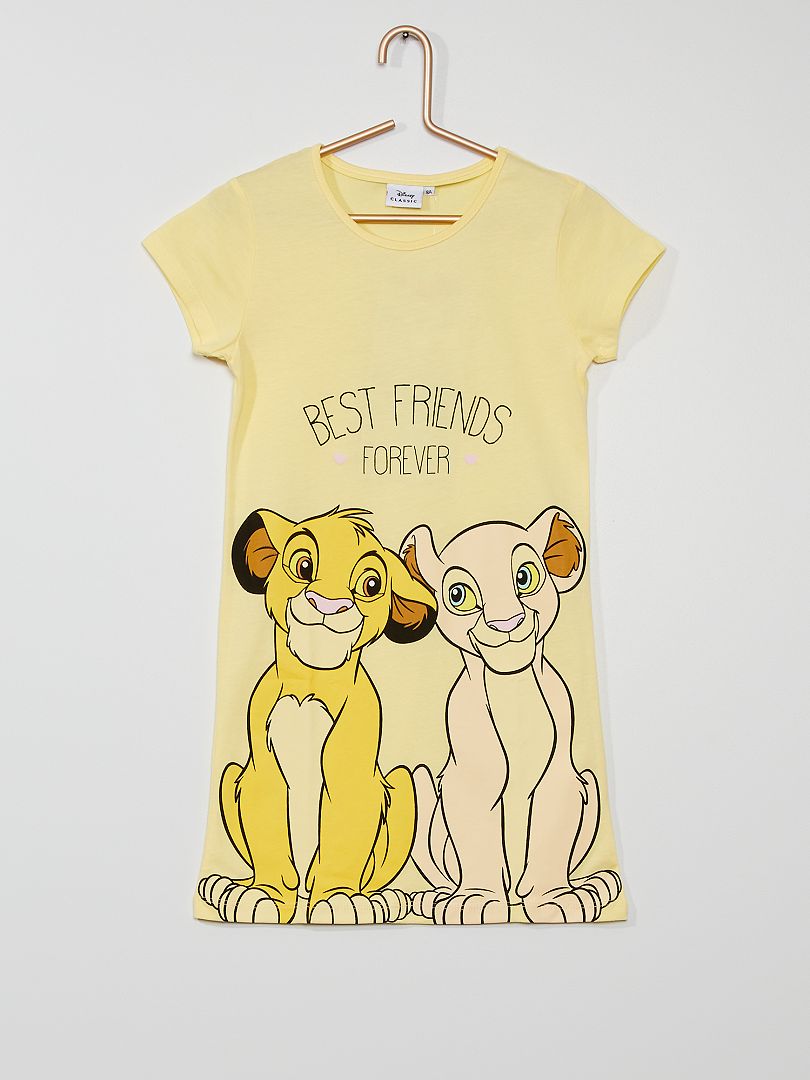Nachthemd 'De Leeuwenkoning' 'Disney' geel - Kiabi