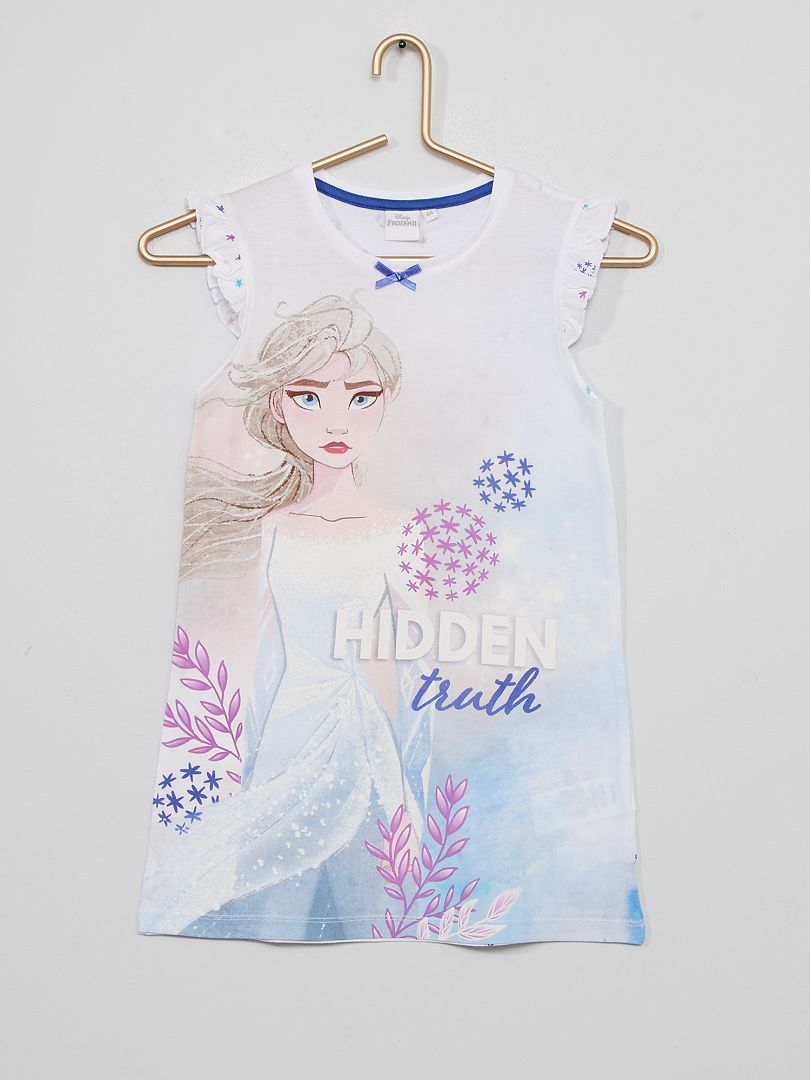Nachthemd 'Frozen' wit - Kiabi