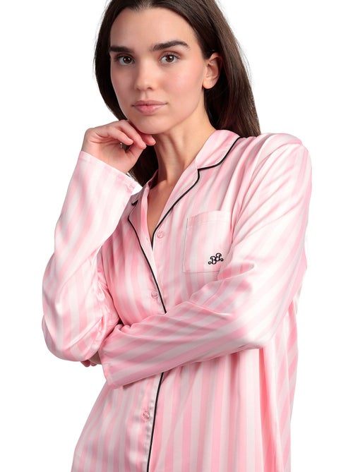 Nachthemd met lange mouwen barbie elegant - Kiabi