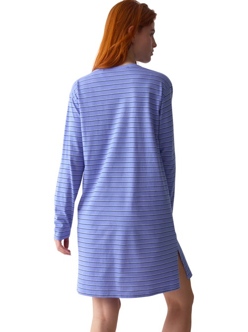 Nachthemd met lange mouwen minimalistic - Kiabi