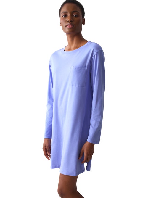 Nachthemd met lange mouwen minimalistic - Kiabi
