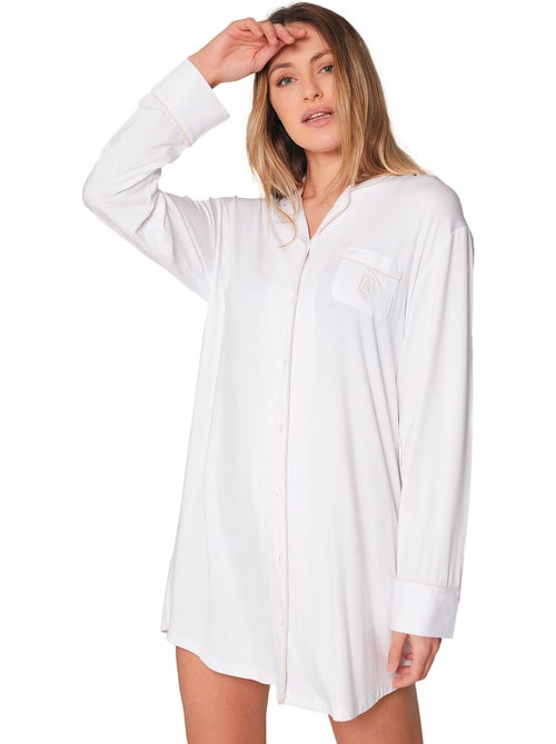 Nachthemd met lange mouwen night soft - Kiabi Nachthemd met lange mouwen night soft - Kiabi